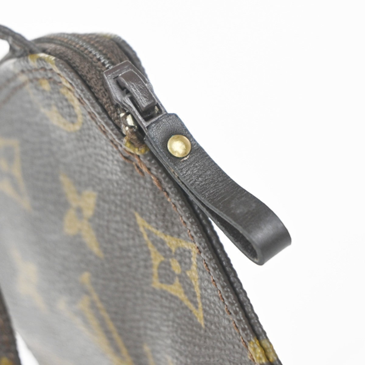 LOUIS VUITTON Pochette Secret Shoulder Bag Monogram Leather Brown M45484 65KP480