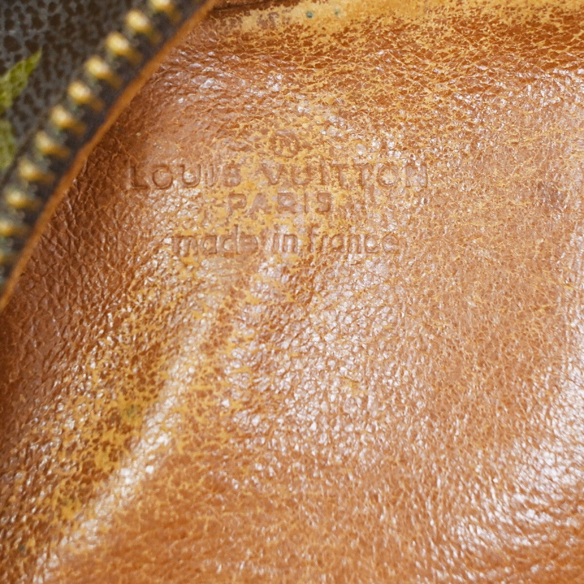 LOUIS VUITTON Petit Marceau Shoulder Bag Monogram Leather Brown M40264 04EE194