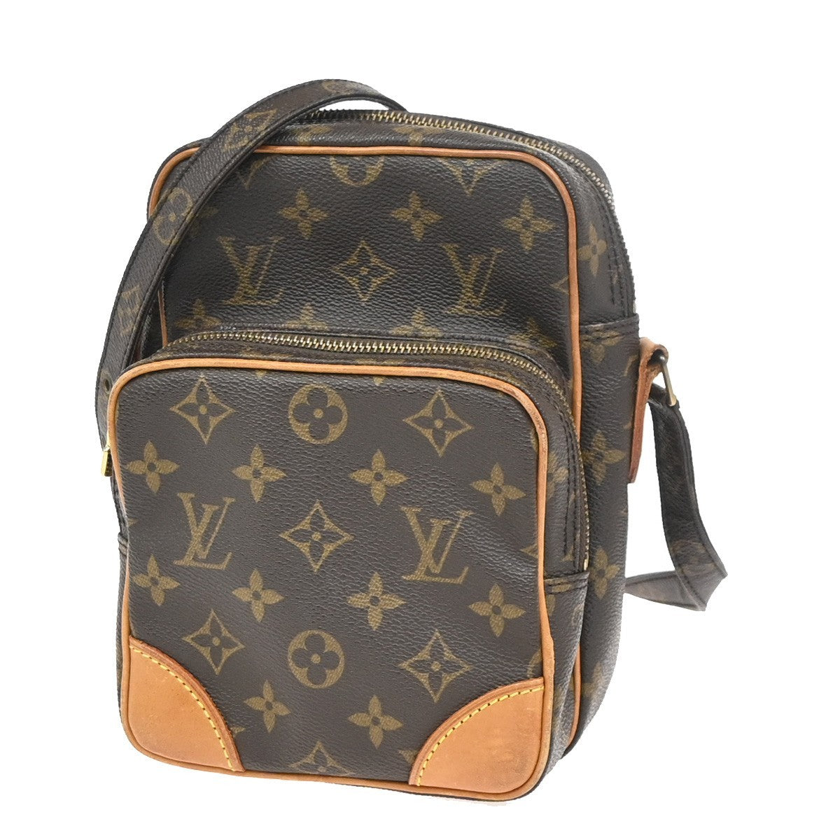 LOUIS VUITTON Amazon Crossbody Shoulder Bag Monogram Leather BN M45236 80KD016