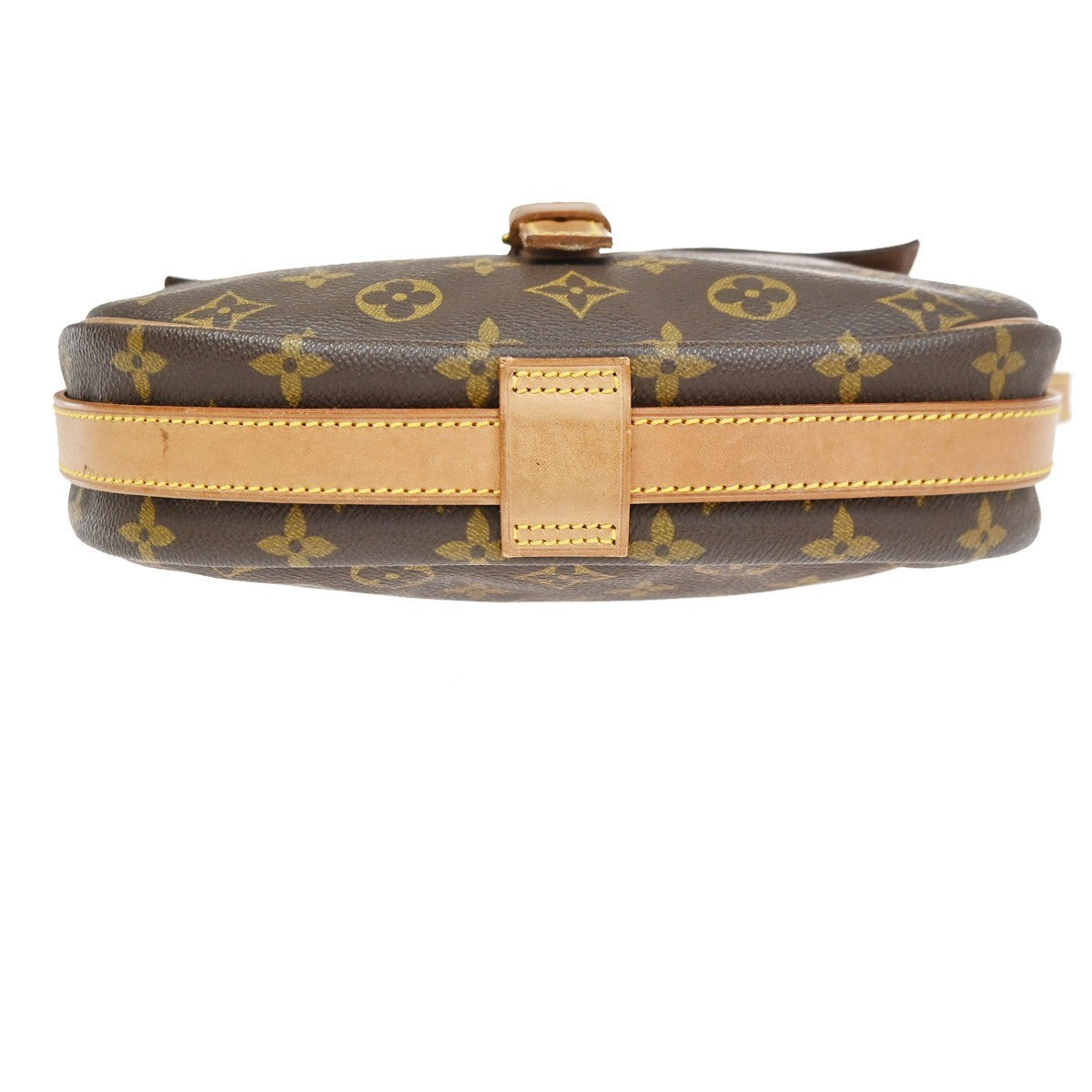 LOUIS VUITTON Jeune Fille MM Shoulder Bag Monogram Leather Brown M51226 32KC670