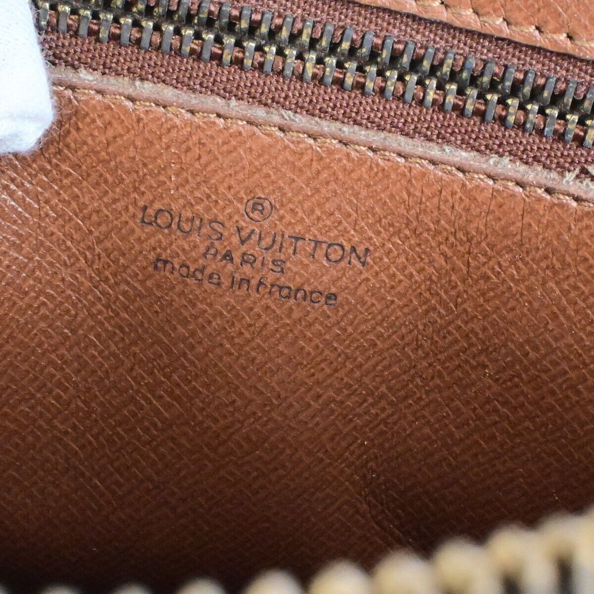 LOUIS VUITTON Jeune Fille PM Shoulder Bag Monogram Leather Brown M51227 31FB532
