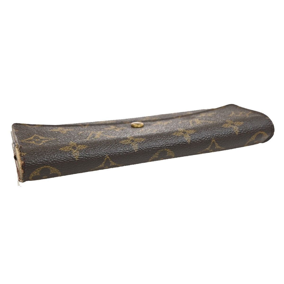LOUIS VUITTON Porte Monnaie Credit Long Wallet Monogram Leather M61725 01FB564