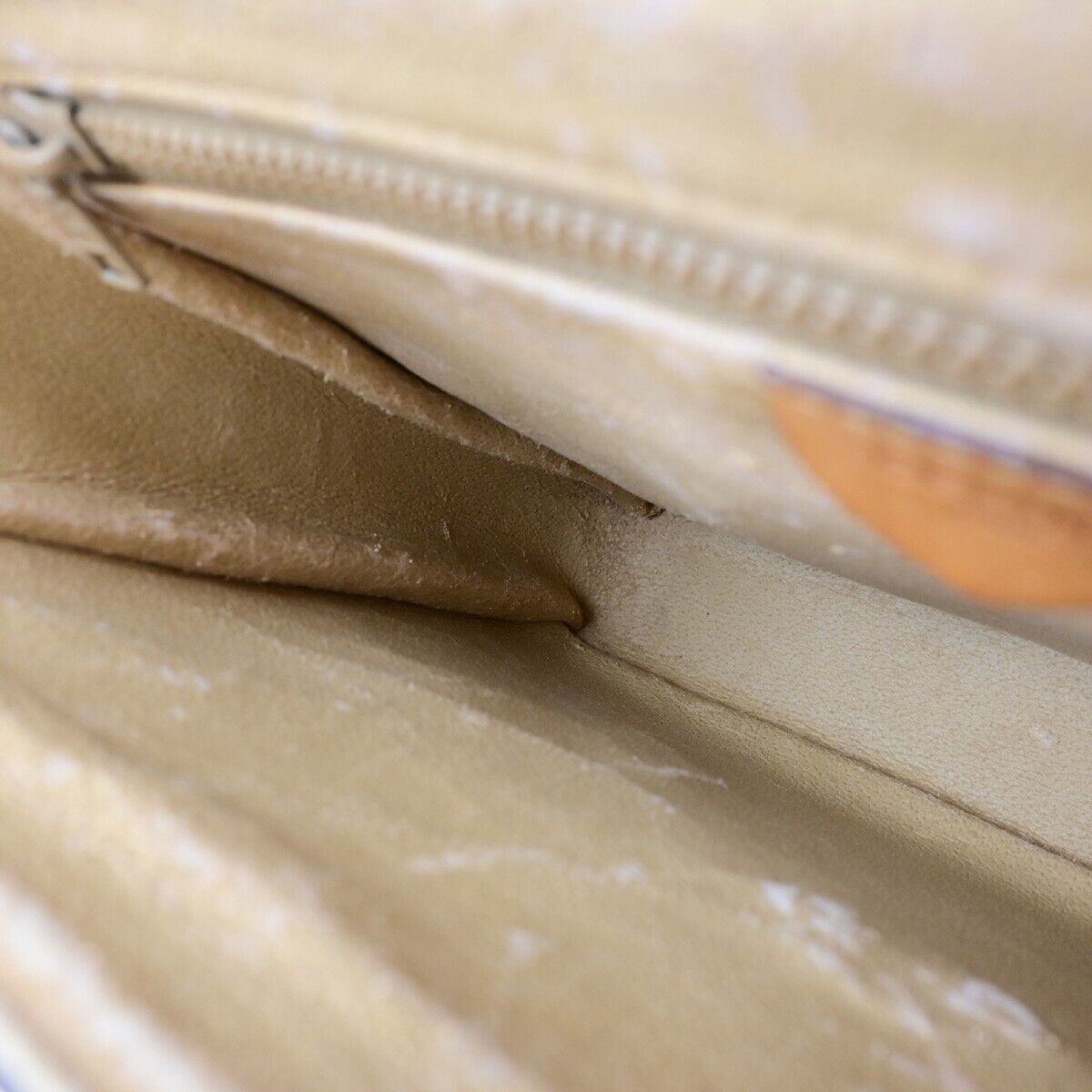 CELINE Logo Macadam Pattern Crossbody Shoulder Bag PVC Leather Brown 31EB749
