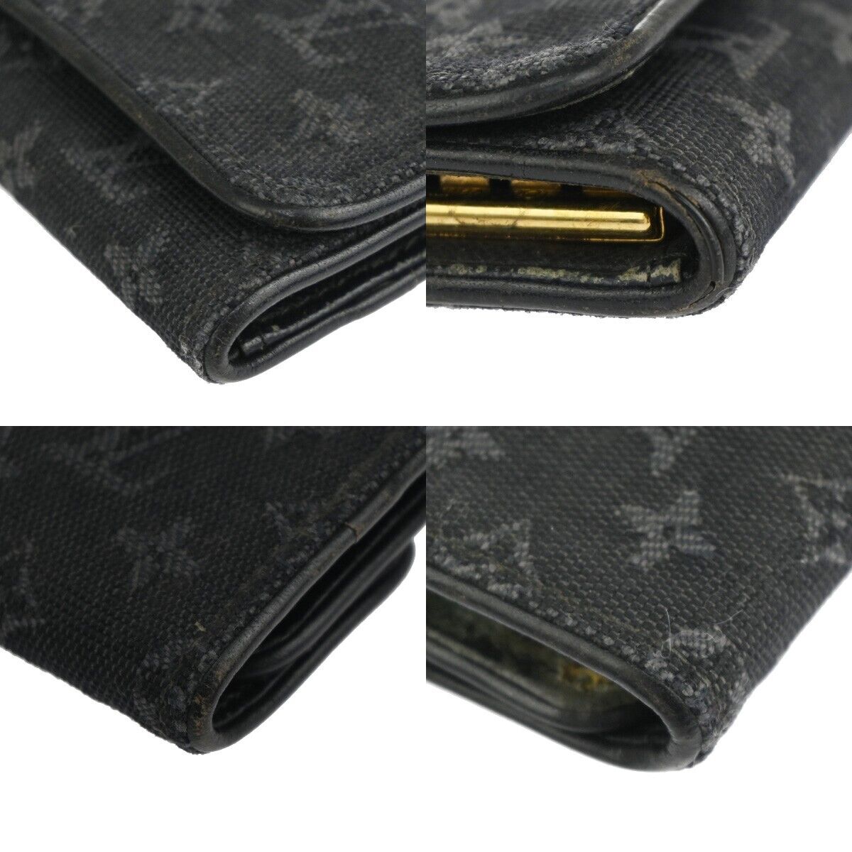 LOUIS VUITTON LV Multicle Key Case Monogram Mini Leather TST Blue M92430 07HB871