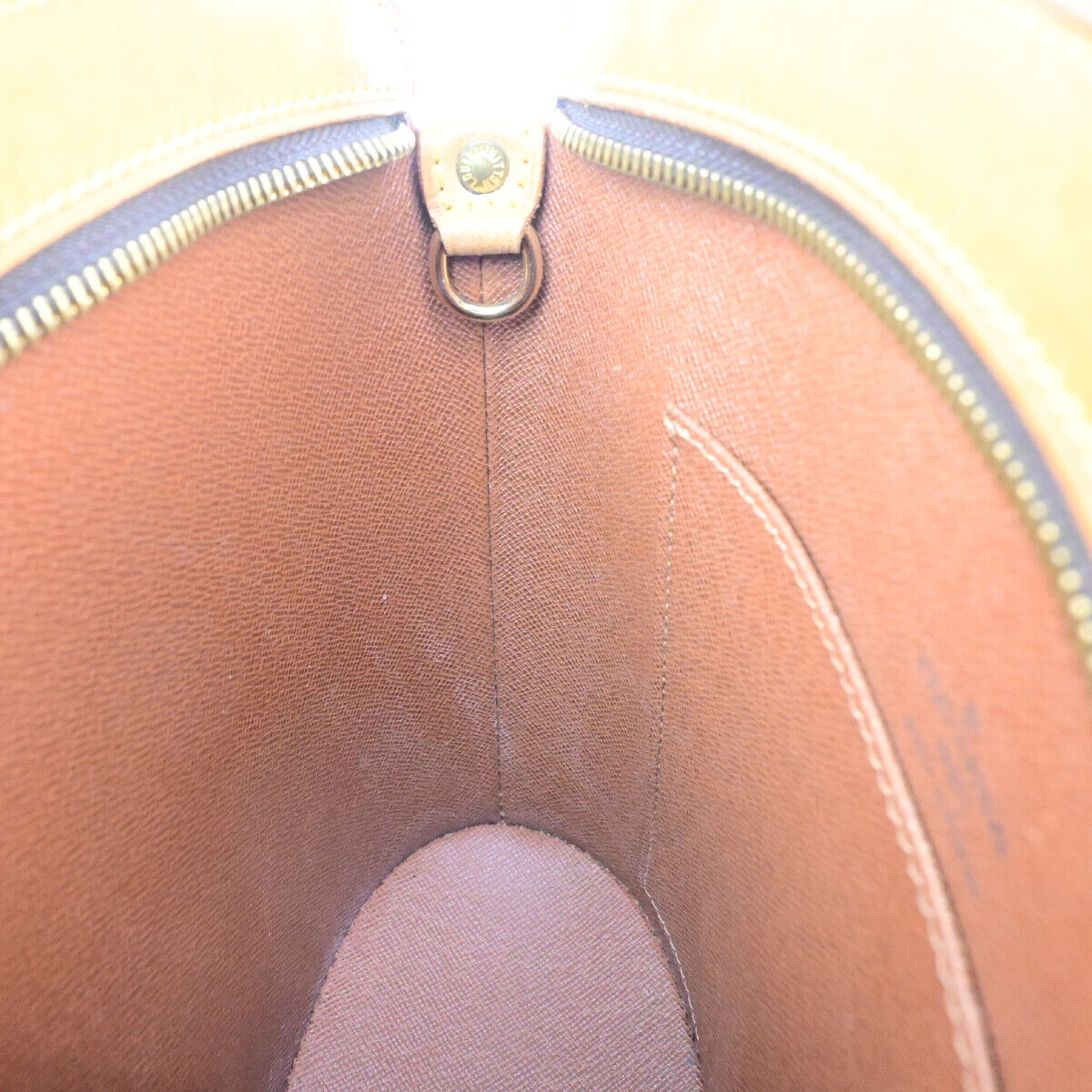 LOUIS VUITTON Logo Drouot Shoulder Bag Monogram Leather Brown M51290 73YG629