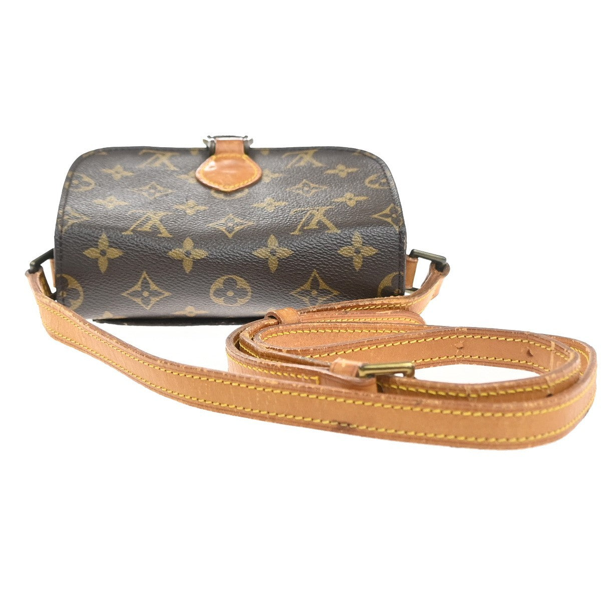 LOUIS VUITTON Mini Saint Cloud Shoulder Bag Monogram Leather BN M51244 32MA504
