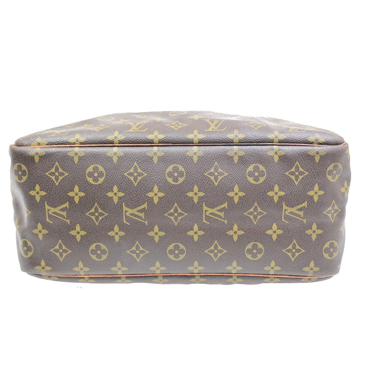 LOUIS VUITTON LV Logo Deauville Hand Bag Monogram Leather Brown M47270 30PA134