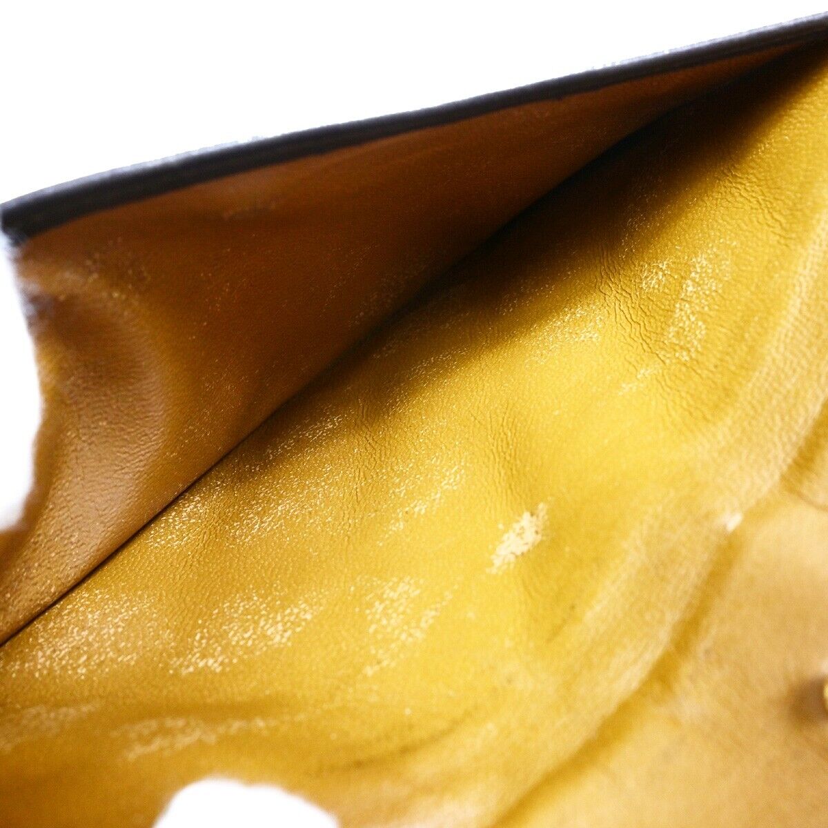 CHANEL CC Logo Matelasse Mini Pouch Wallet Coin Case Leather Brown Gold 62EB312