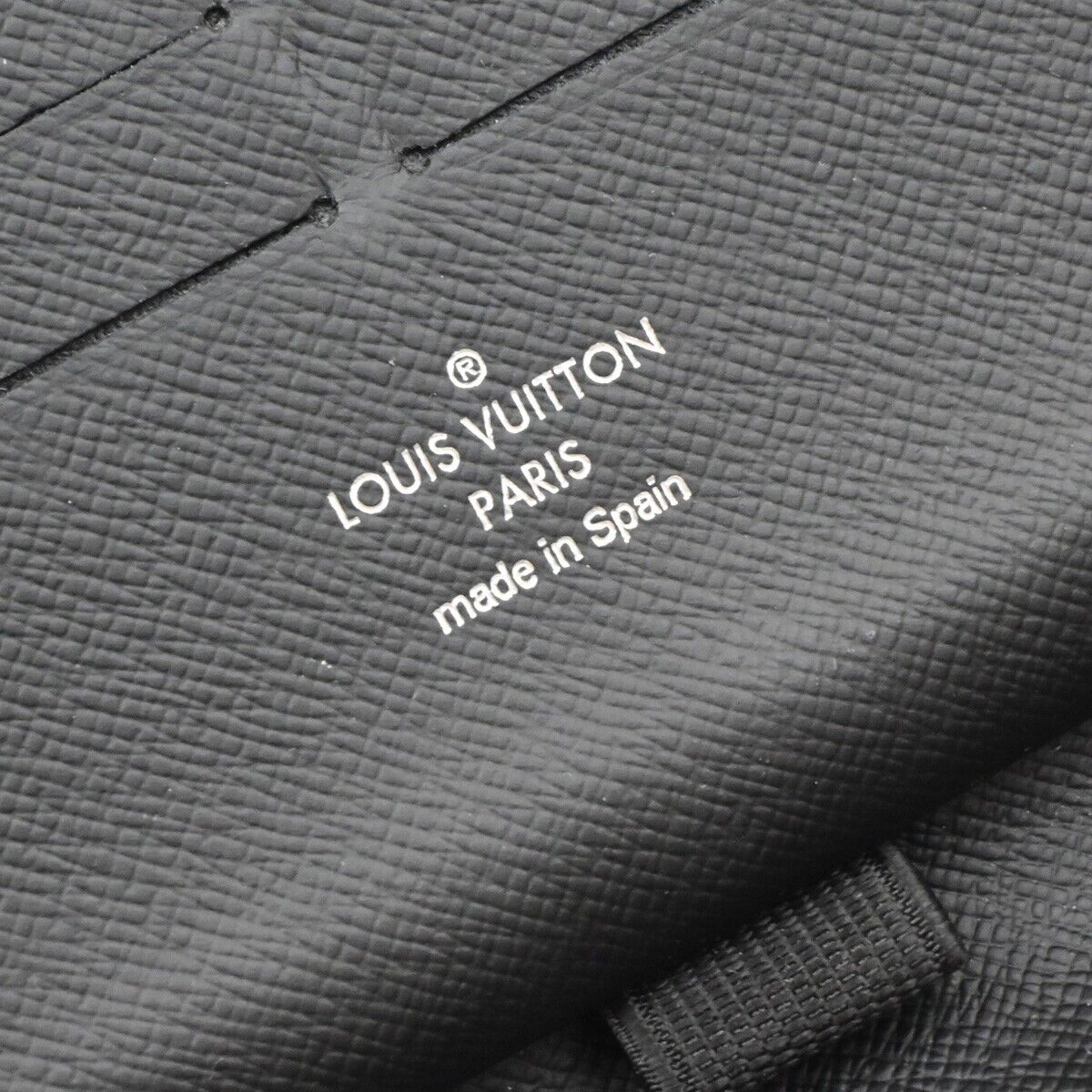 LOUIS VUITTON Zippy Organizer Long Bifold Wallet Damier Graphite N63077 14ED888