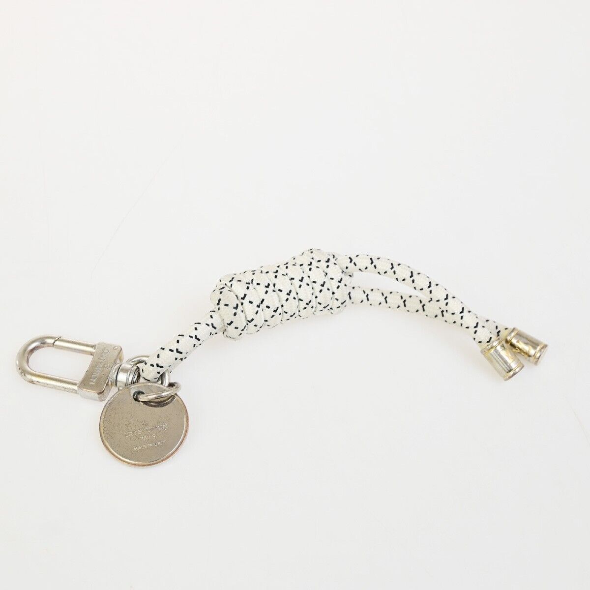 LOUIS VUITTON Christopher Nemes Key Ring Holder Bag Charm Silver MP1622 66KA525