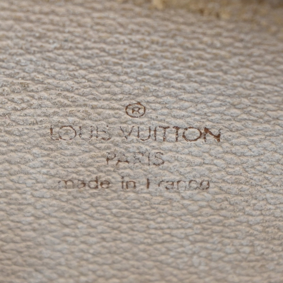 LOUIS VUITTON Trousse Demi Ronde Pouch Monogram Leather Brown M47520 63TA172
