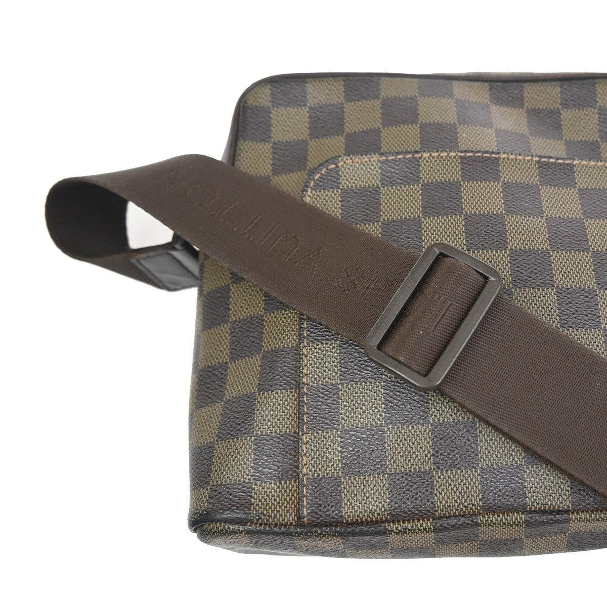 LOUIS VUITTON Olav PM Shoulder Bag Damier Ebene Leather BN France N41442 34KC799