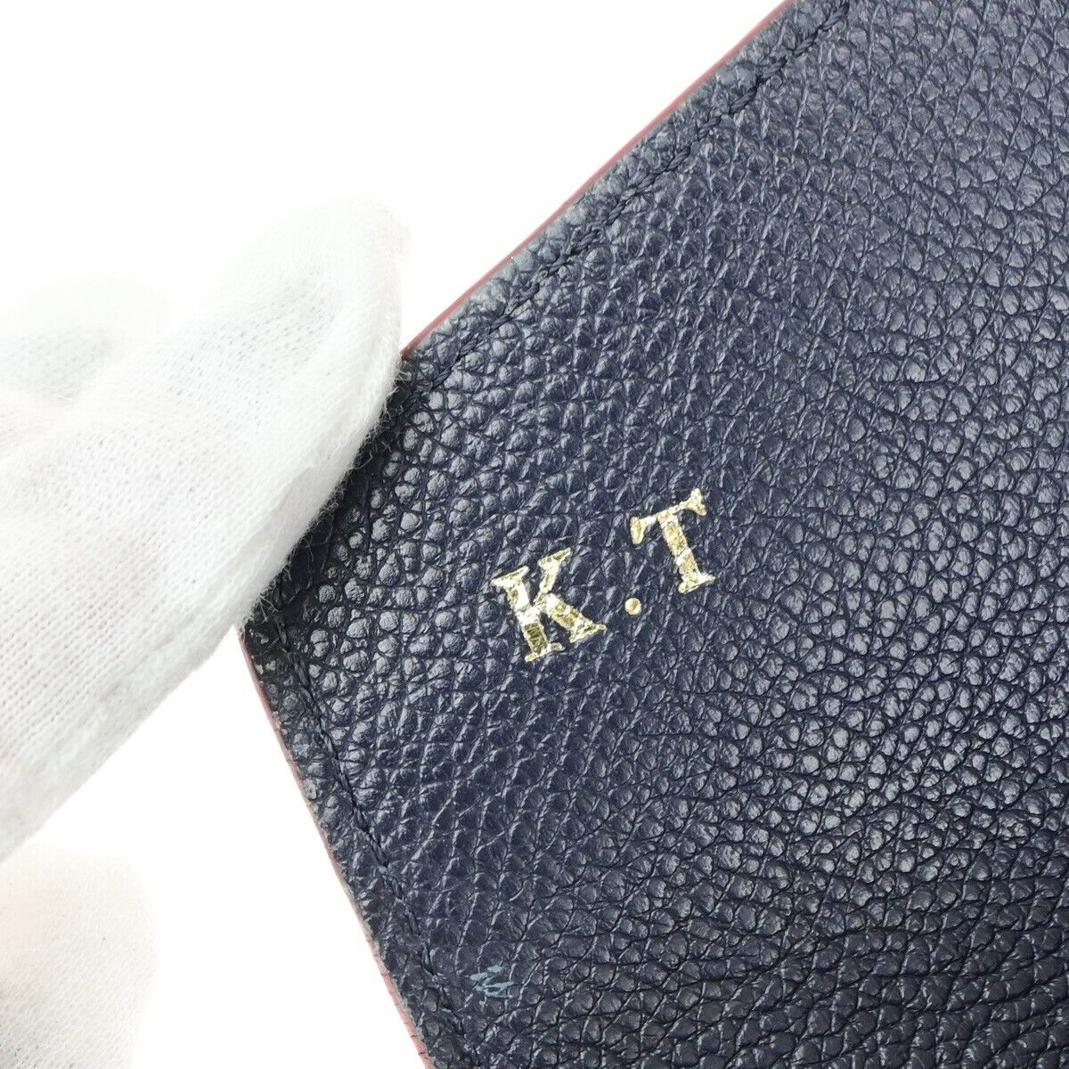 LOUIS VUITTON Portefeuille Sarah Wallet Monogram Empreinte Blue M62125 30YG536