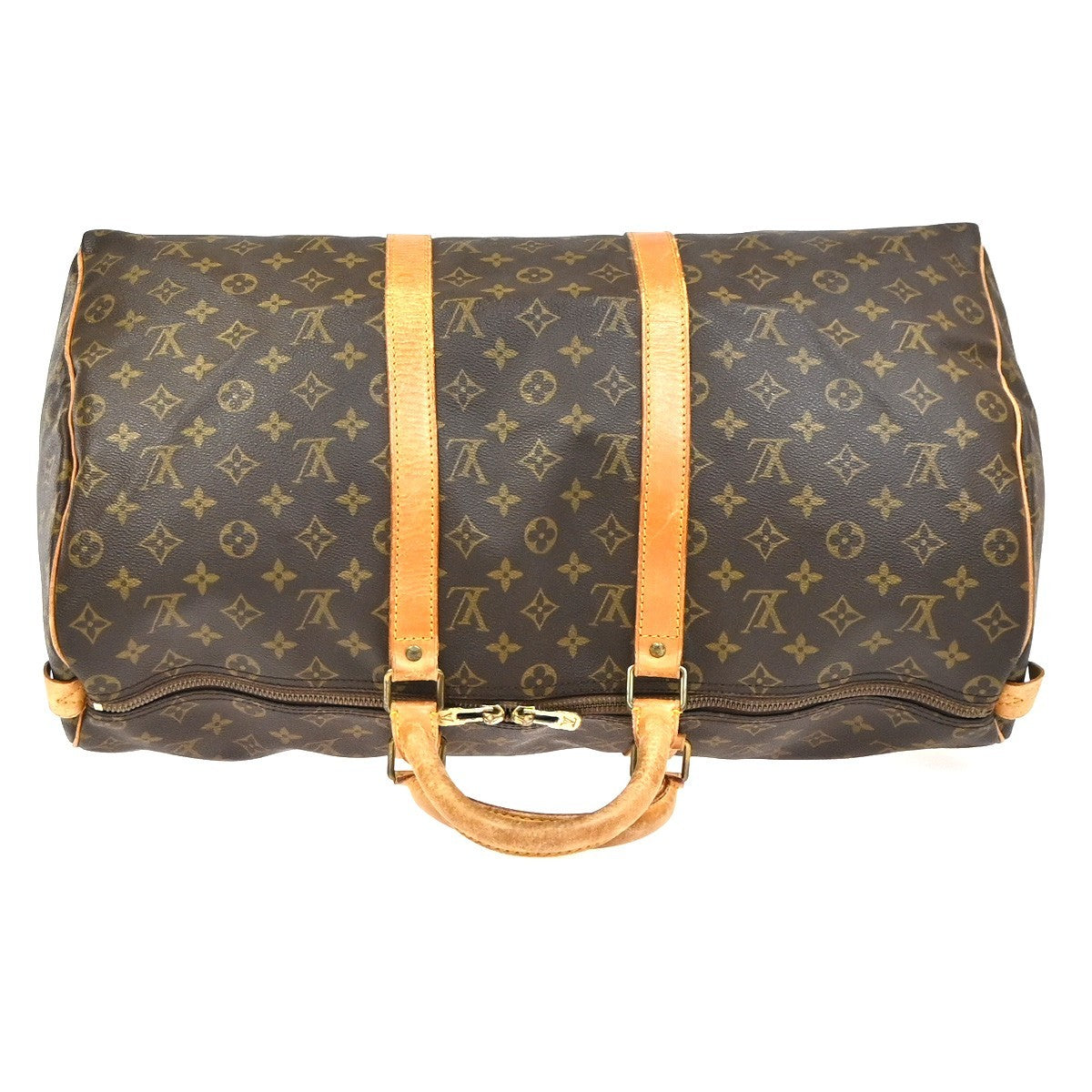 LOUIS VUITTON Keepall 50 Travel Hand Bag Monogram Leather Brown M41426 73YH911