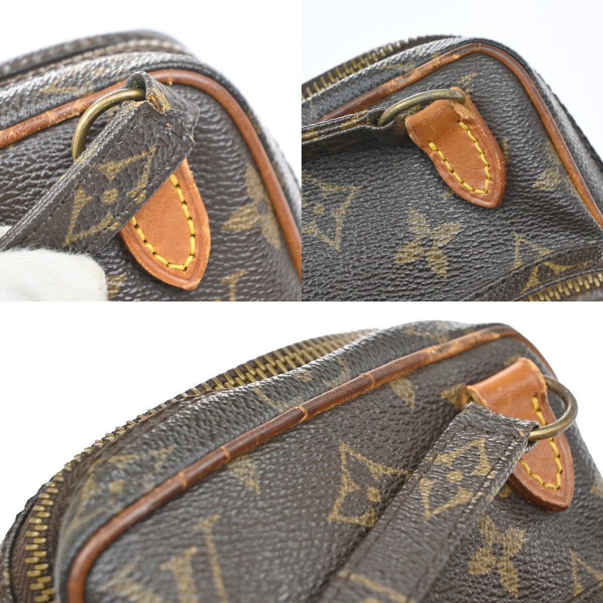 LOUIS VUITTON Mini Amazon Shoulder Bag Monogram Leather Brown M45238 32KP610