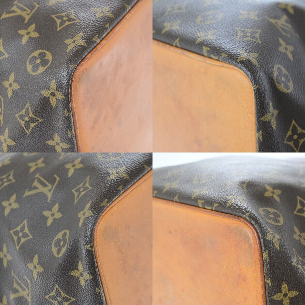 LOUIS VUITTON Petit Noe Drawstring Shoulder Bag Monogram Leather M42226 85EC957