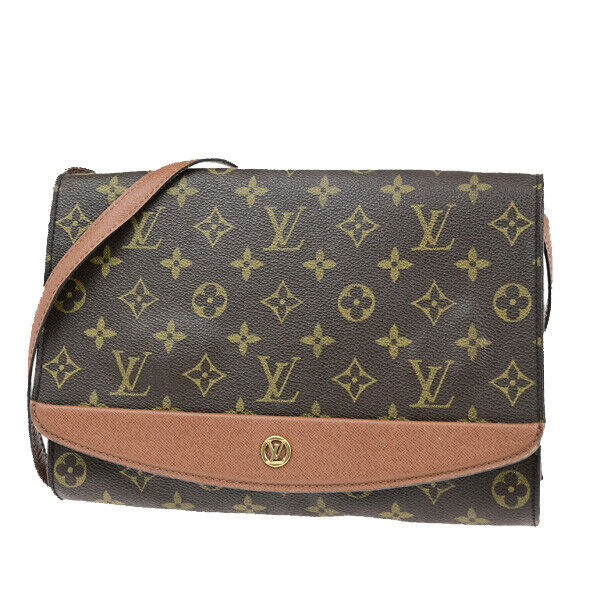 LOUIS VUITTON Bordeaux 2Way Shoulder Clutch Bag Monogram Leather M51797 32YG599