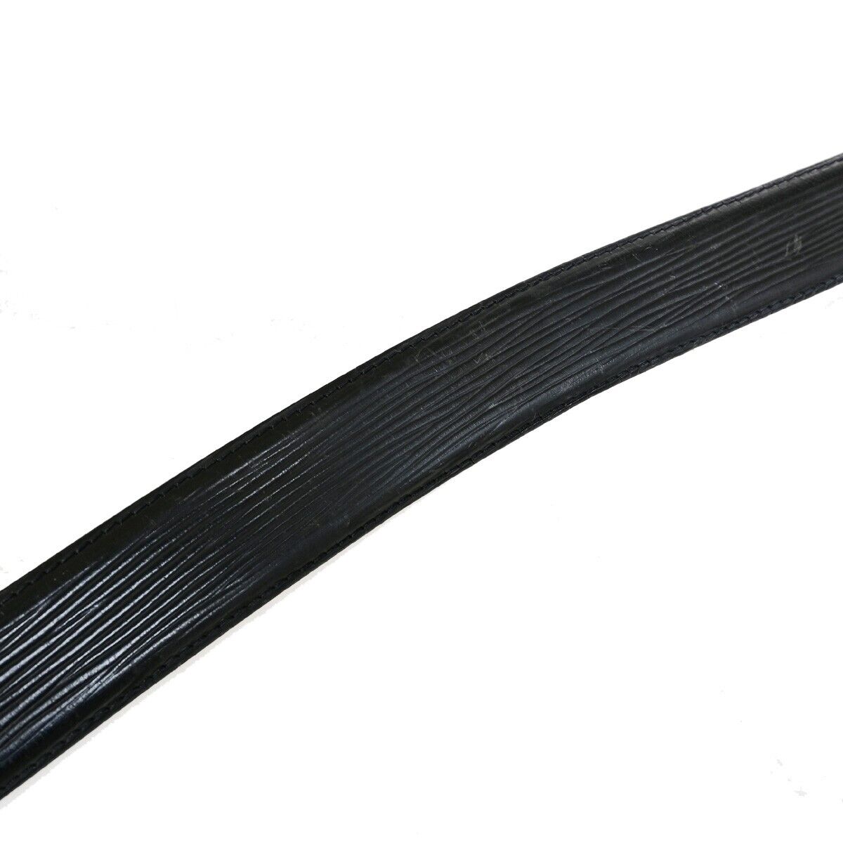 LOUIS VUITTON Ceinture Classic Belt Epi Leather Black M6833V Accessory 08KA375