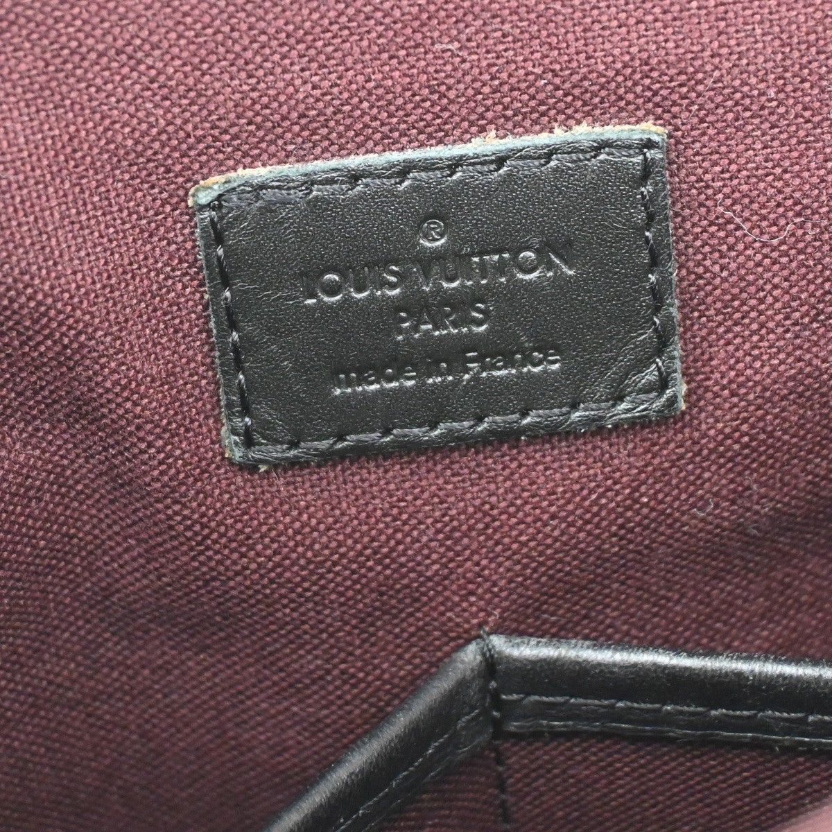 LOUIS VUITTON Bass MM Shoulder Bag Monogram Macassar Brown Black M56715 72KB468