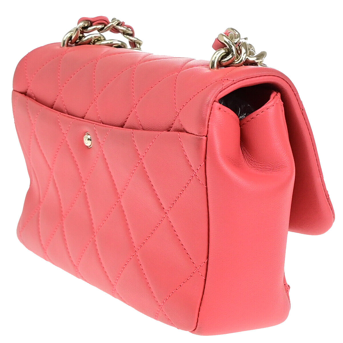 CHANEL CC Matelasse 23 2Way Chain Shoulder Hand Bag Leather Pink GHW 880RJ949