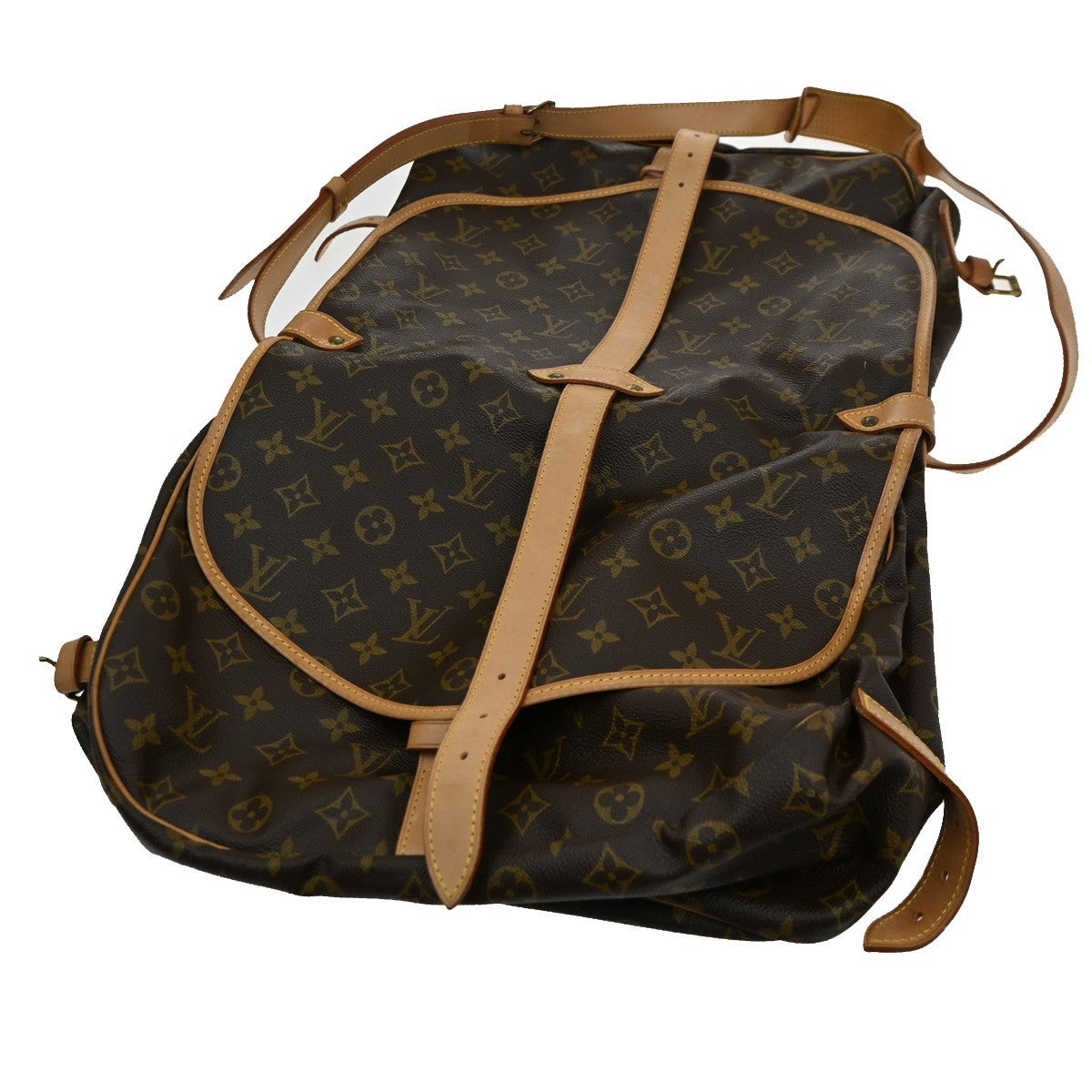 LOUIS VUITTON Saumur 35 Shoulder Bag Monogram Leather BN France M42254 29MA006