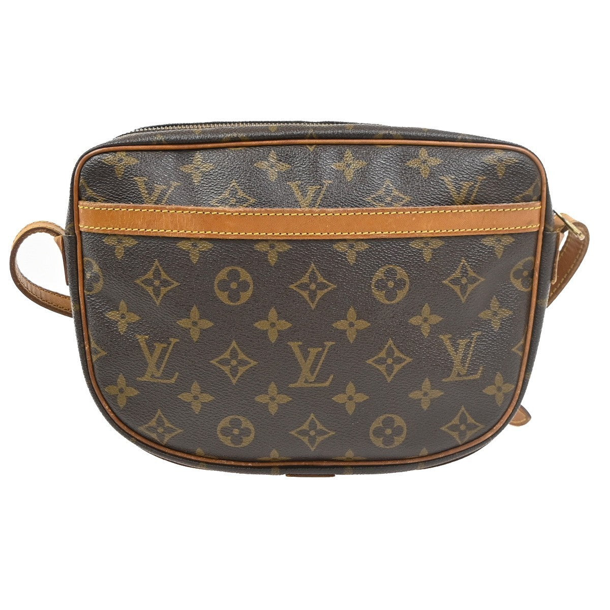 LOUIS VUITTON Jeune Fille MM Shoulder Bag Monogram Leather Brown M51226 33PA124