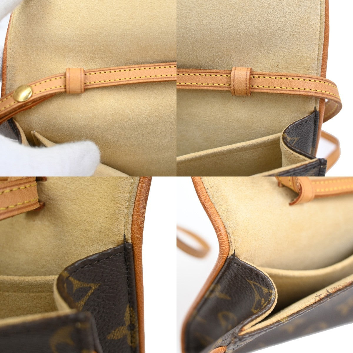 LOUIS VUITTON Pochette Twin GM 2Way Shoulder Bag Monogram Brown M51852 70CA948