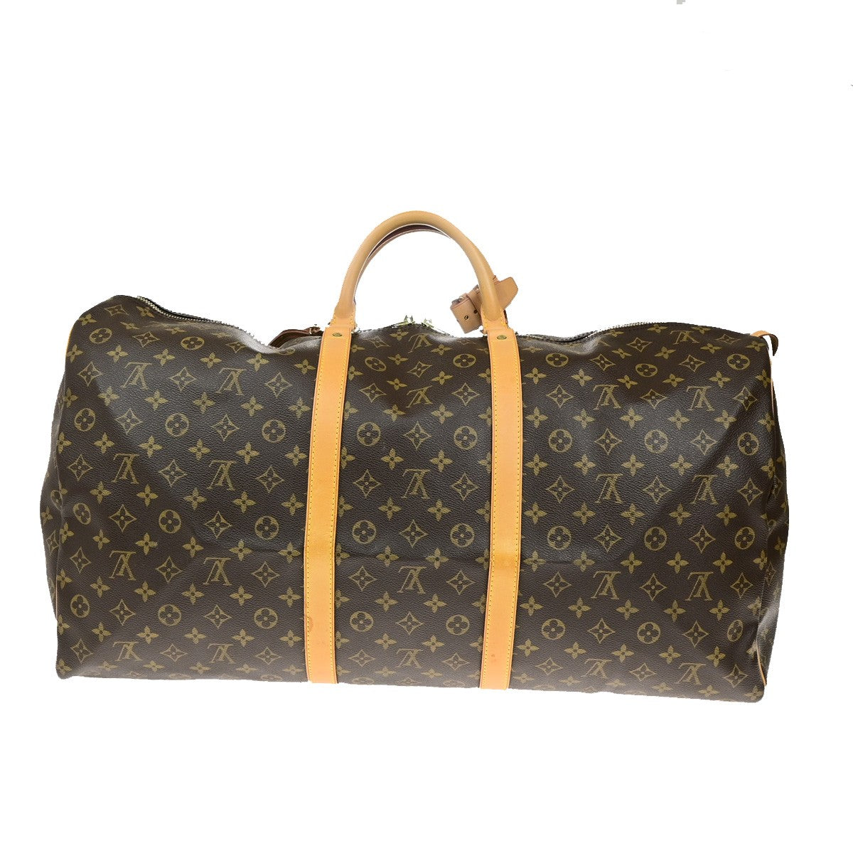 LOUIS VUITTON Keepall 60 Travel Hand Bag Monogram Leather Brown M41422 24YH148