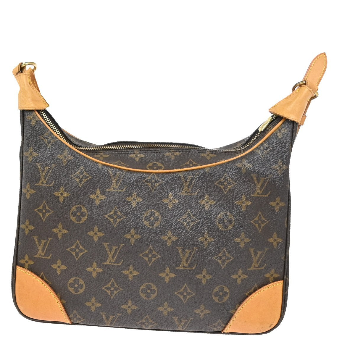 LOUIS VUITTON Boulogne 30 Shoulder Bag Monogram Leather Brown M51265 77YJ024