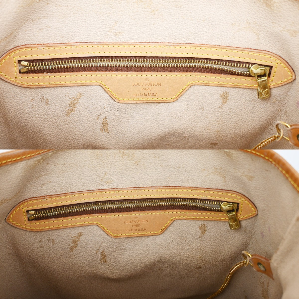 LOUIS VUITTON BUCKET GM Shoulder Tote Bag Monogram Leather Brown M42236 39SA072