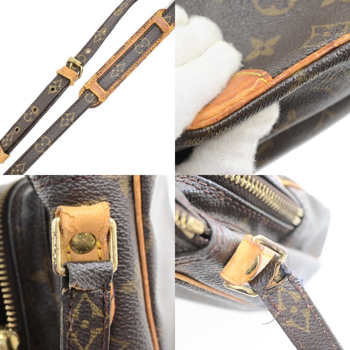 LOUIS VUITTON Amazon Crossbody Shoulder Bag Monogram Leather BN M45236 30PA132