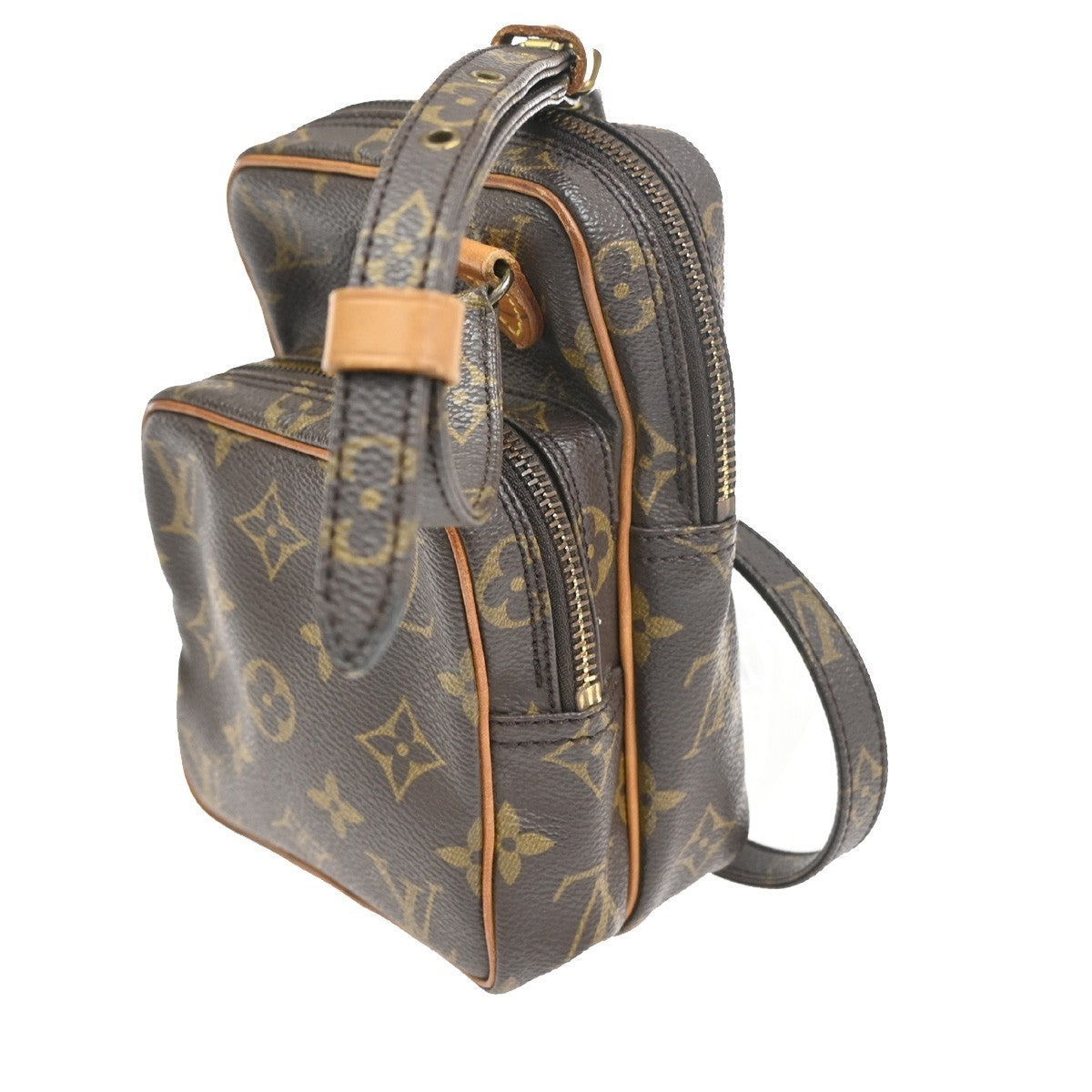 LOUIS VUITTON Mini Amazon Shoulder Bag Monogram Leather Brown M45238 31KC520