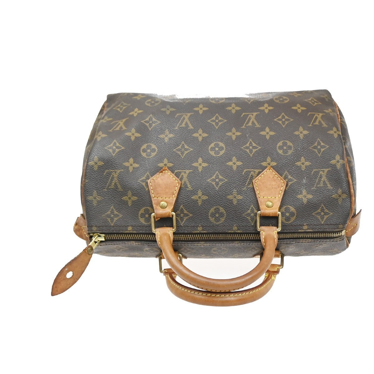 LOUIS VUITTON Speedy 30 Travel Hand Bag Monogram Leather Brown M41526 19PA023