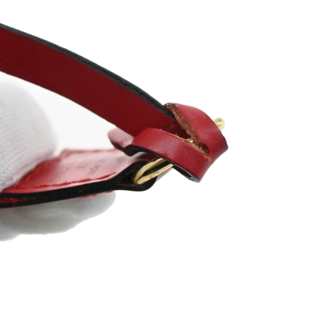 LOUIS VUITTON LV Pochette Accessoires Hand Bag Epi Leather Red M52947 85RL096