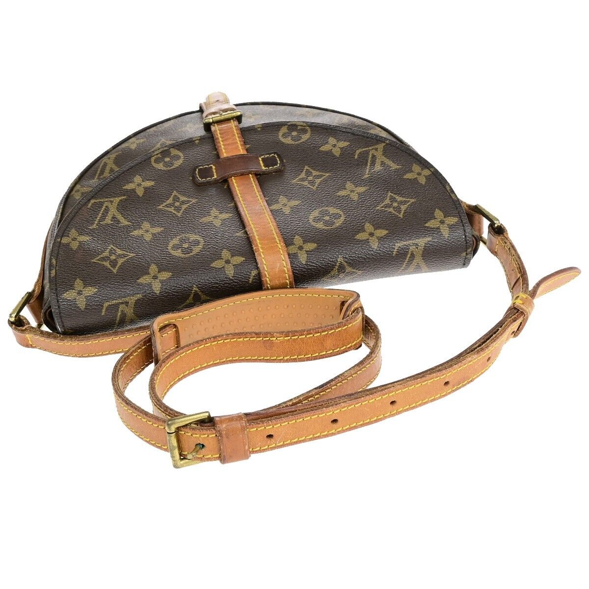 LOUIS VUITTONI Chantilly MM Shoulder Bag Monogram Leather Brown M51233 64EB704