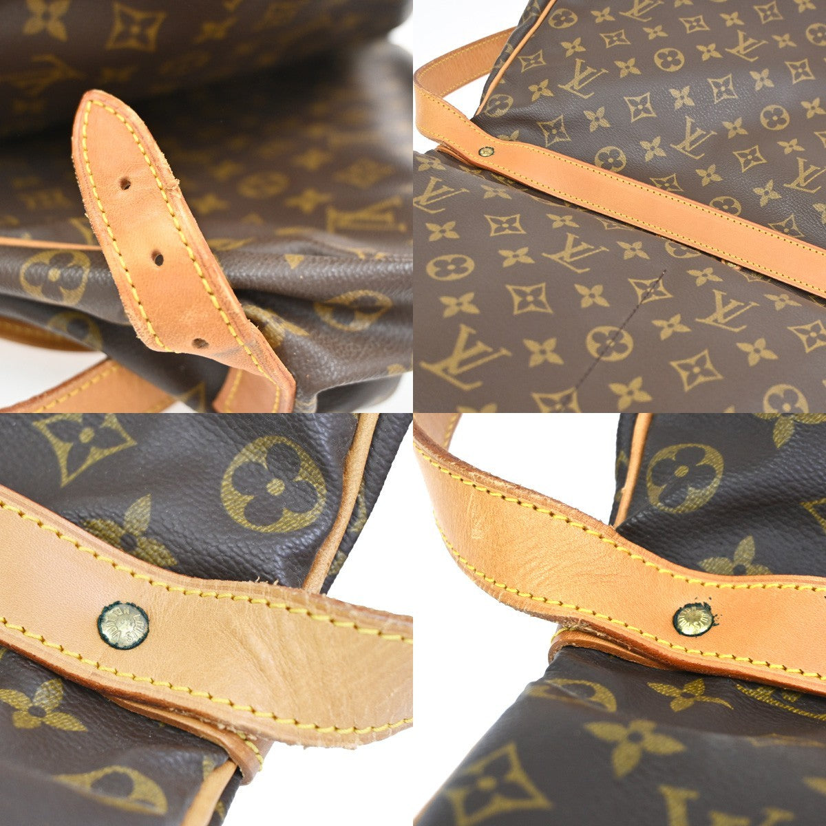 LOUIS VUITTON Saumur 35 Shoulder Bag Monogram Leather BN France M42254 79CA787