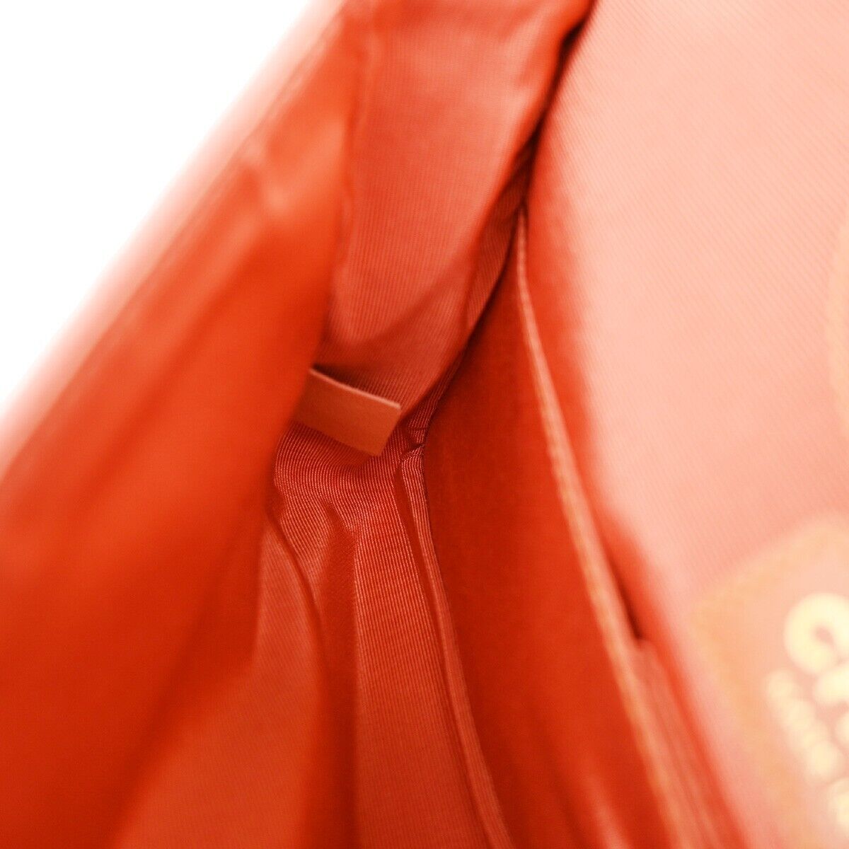 CHANEL Logo 2.55 Double Flap Chain Shoulder Bag Canvas Leather Pink GHW 314RJ738