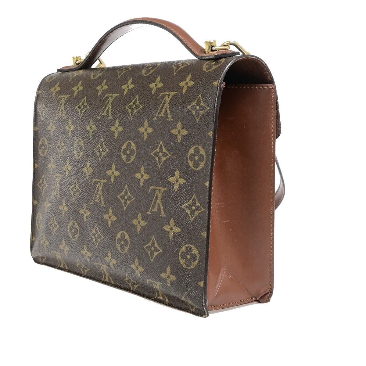 LOUIS VUITTON Monceau 28 2Way Shoulder Hand Bag Monogram Leather M51185 82EC593