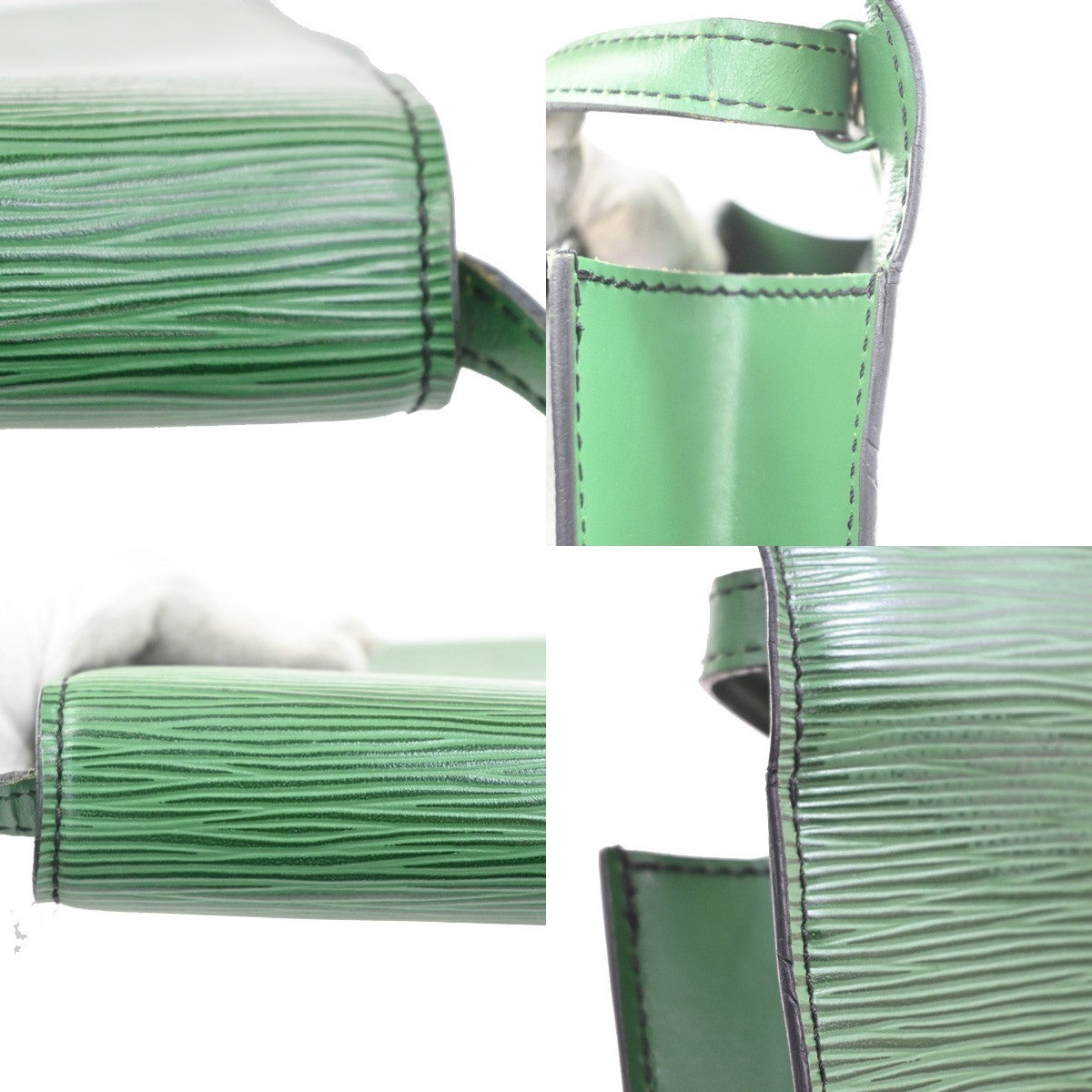 LOUIS VUITTON LV Arche 2Way Shoulder Clutch Bag Epi Leather Green M52574 32KP518