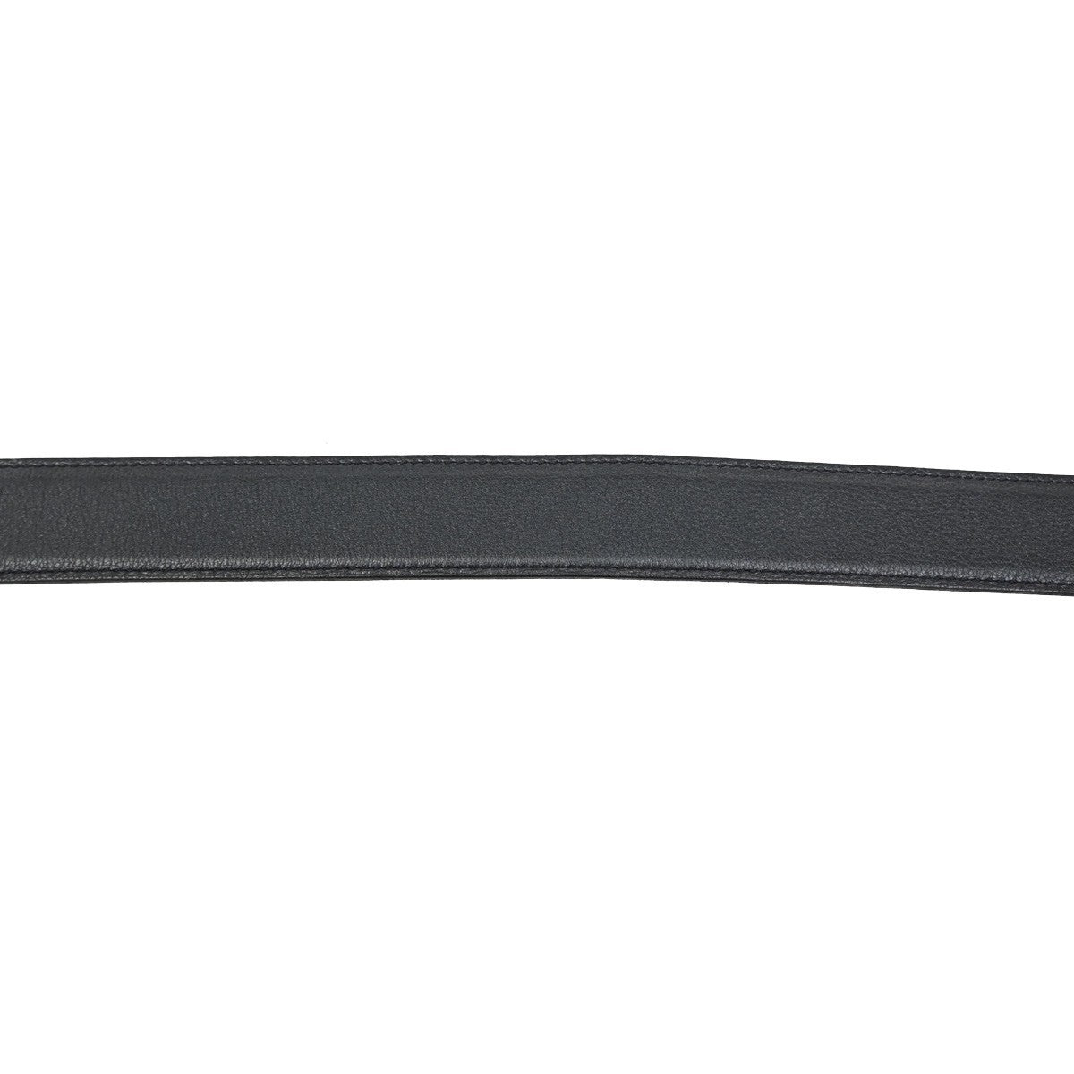 HERMES H Logo Constance Reversible Buckle Belt Leather #68 Black BN SHW 70RL805