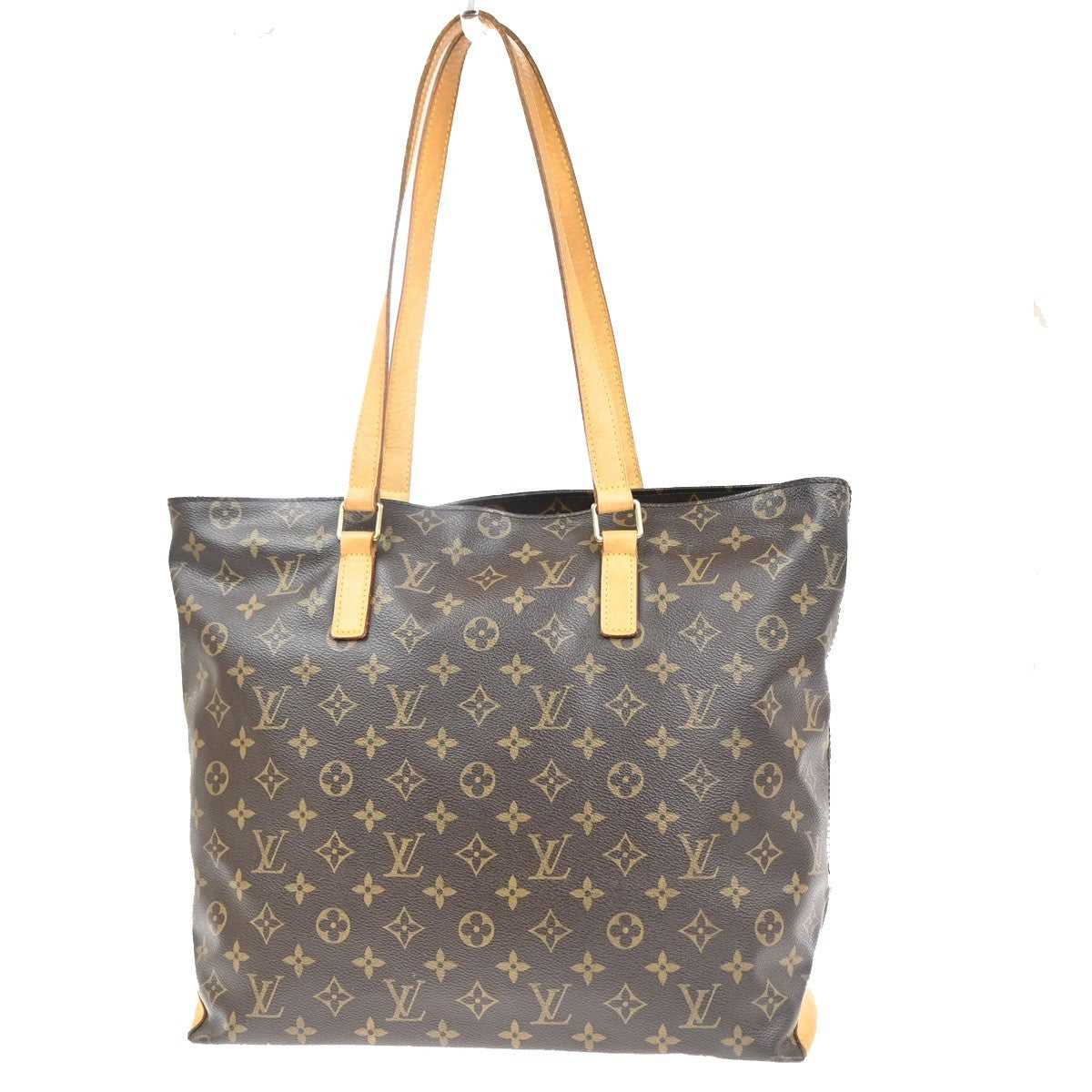 LOUIS VUITTON Cabas Mezzo Shoulder Bag Monogram Leather Brown M51151 73MA498