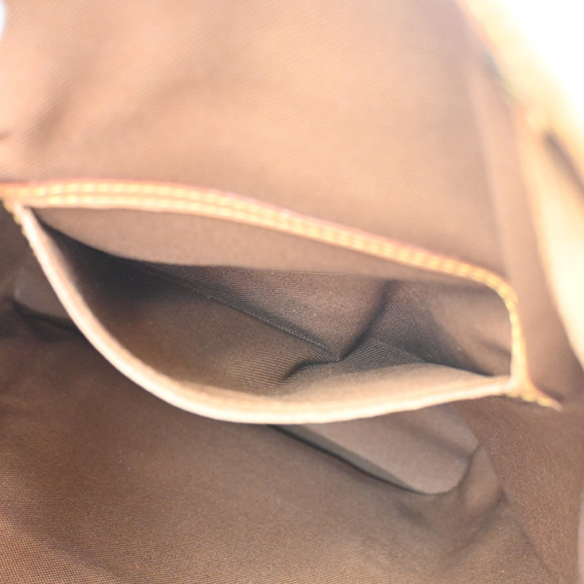 LOUIS VUITTON Montsouris MM Backpack Bag Monogram Leather Brown M51136 77CA673