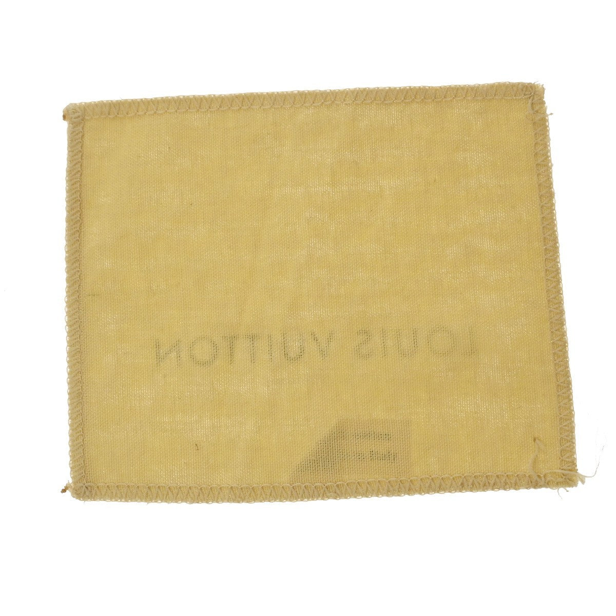 LOUIS VUITTON Logo 10 Set Drawstring Dust Bag Canvas Cotton Beige Brown 09YH866