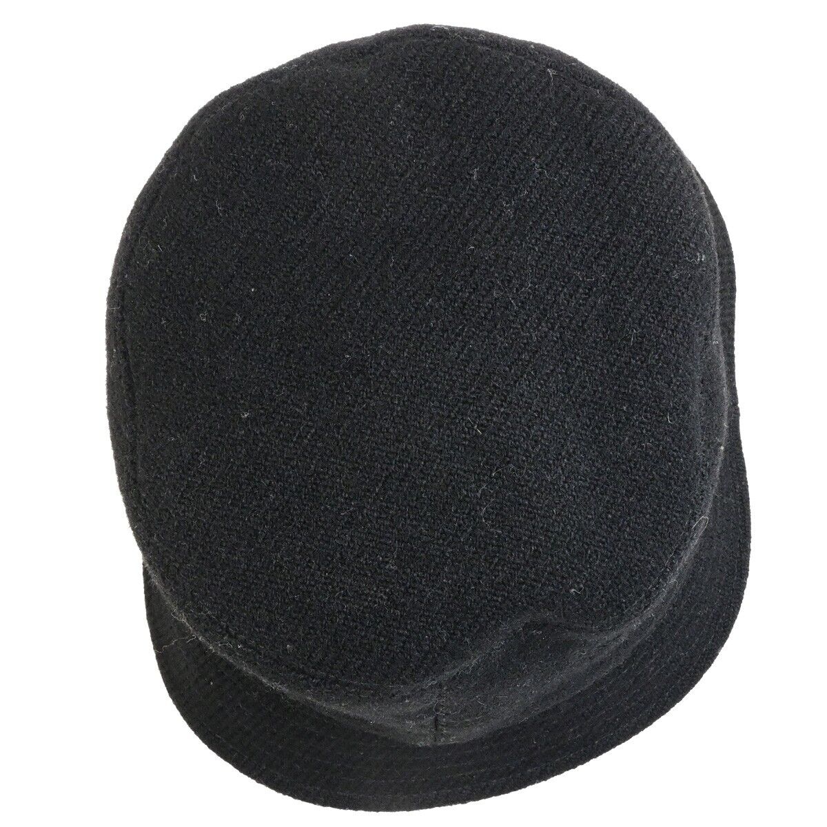 BURBERRY LONDON Logo Nova Check Bucket Hat #M Wool Cotton Leather Black 04KA570
