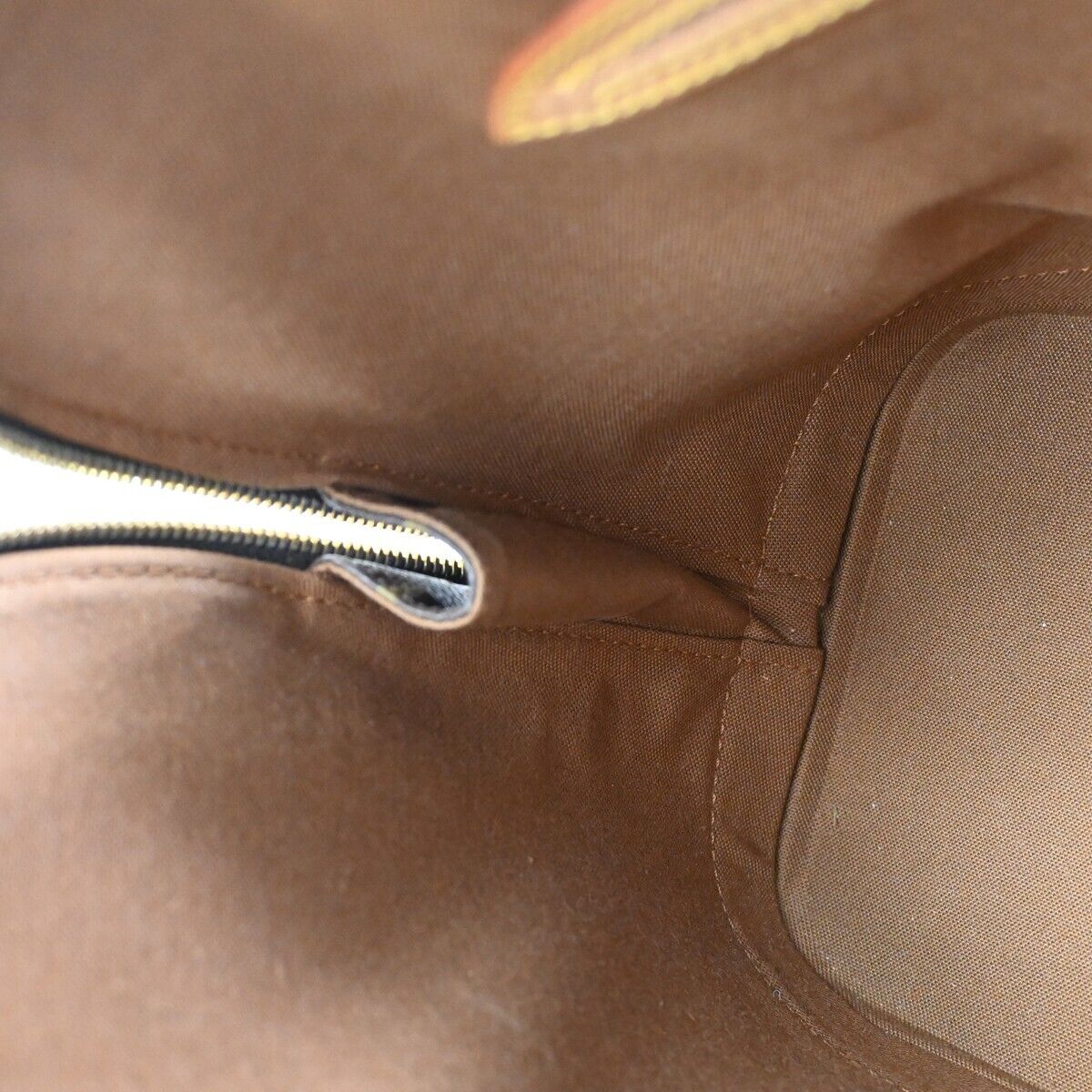 LOUIS VUITTON LV Logo Alma Hand Bag Monogram Leather Brown France M51130 16DA025
