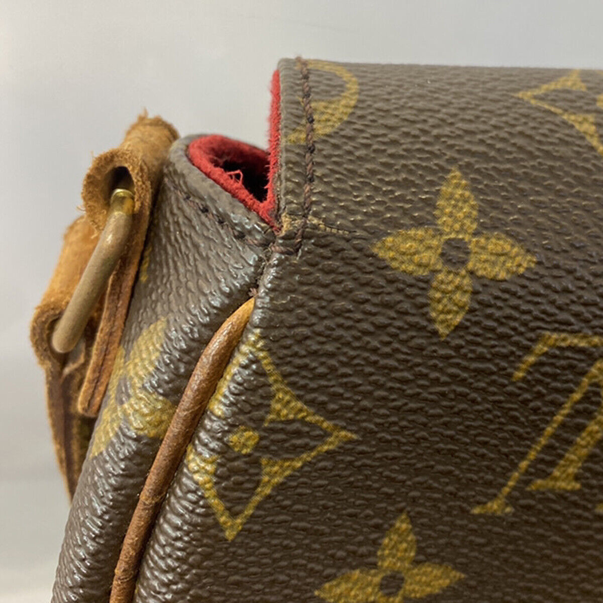 LOUIS VUITTON LV Tambourine Shoulder Bag Monogram Leather Brown M51179 87YG542