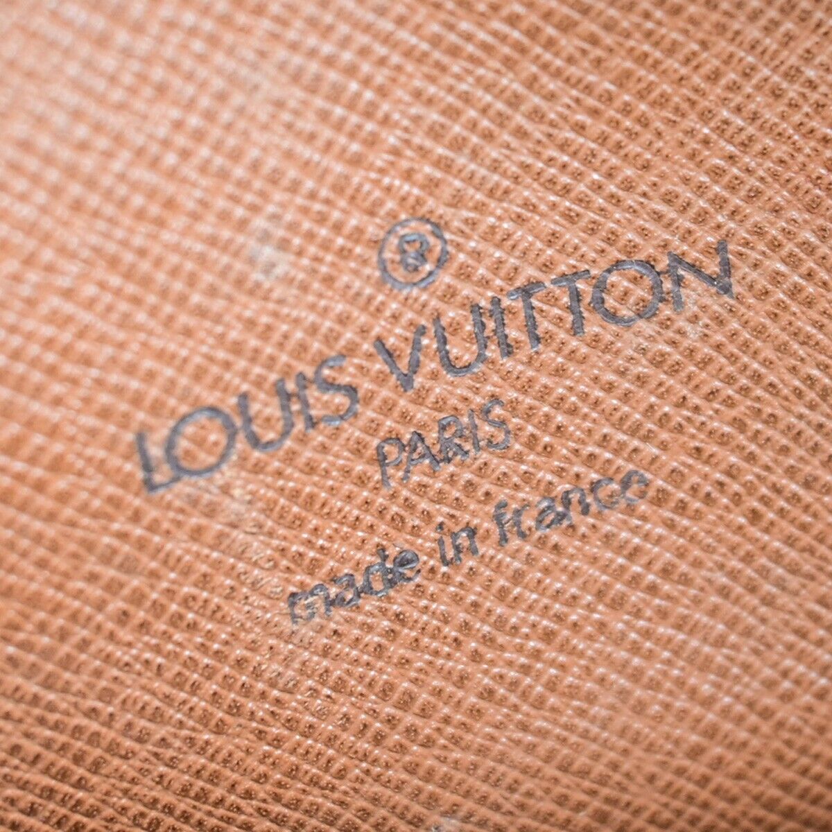 LOUIS VUITTON Danube Shoulder Bag Monogram Leather Brown France M45266 86FB310