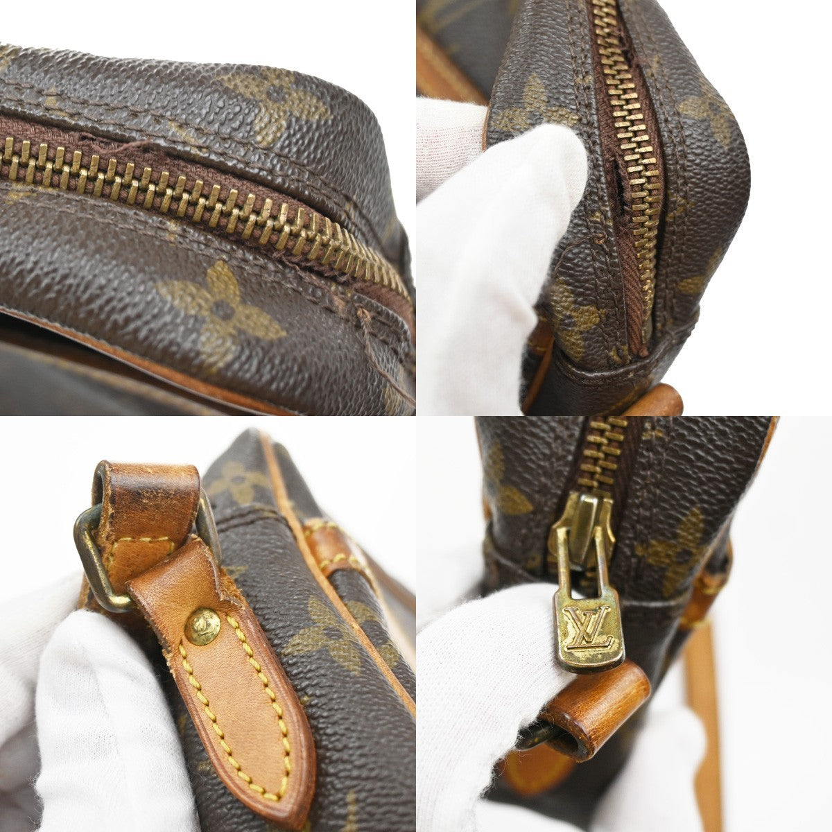 LOUIS VUITTON Trocadero 24 Shoulder Bag Monogram Leather Brown M51276 64SA075