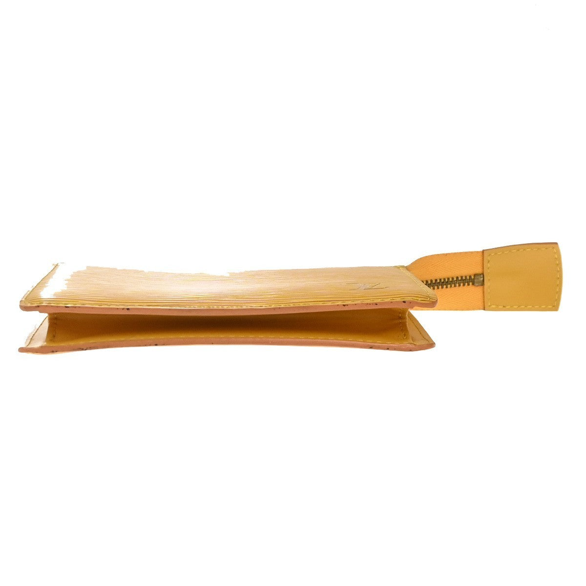 LOUIS VUITTON Poche Toilette 15 Clutch Pouch Bag Epi Leather Yellow 05KP391