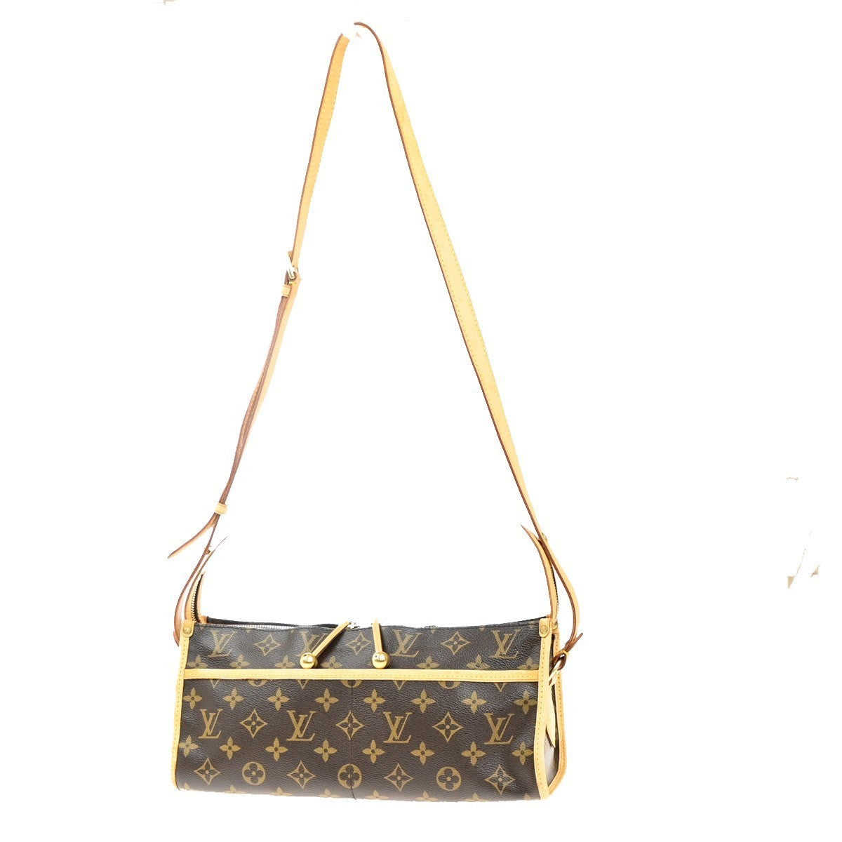 LOUIS VUITTON LV Popincourt Long Shoulder Bag Monogram Brown M40008 97MA358